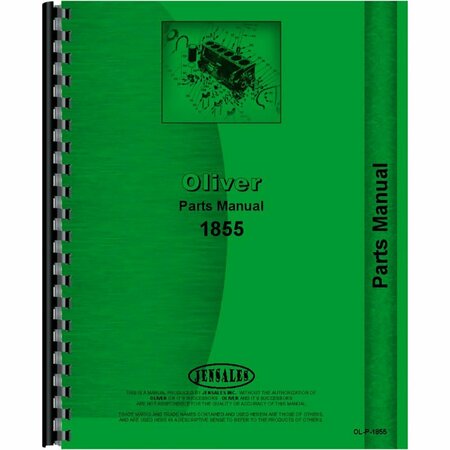AFTERMARKET New Tractor Parts Manual For Cockshutt 1855 RAP80545